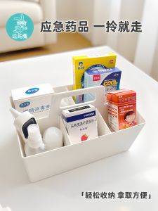 กล่องยาพกพาขนาดใหญ่ กล่องเก็บยาสำหรับใช้ในบ้าน กล่องยาฉุกเฉิน กล่องยาพกพา กล่องเก็บยาแบบแยกชั้น กล่องยาขนาดเล็ก กล่องยาพกพา