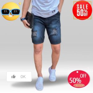 celana pendek jeans sobek pria jelana jeans sobek termurah