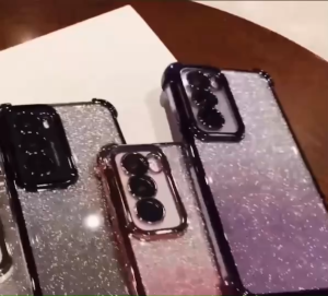 เคสโทรศัพท์ มือถือ ซิลิโคนนิ่ม กันกระแทกมุม สำหรับรุ่น VIVO Y20 Y12S Y12A Y12S Y3S  เคส หรูหรา กากเพชร 2in1 ป้องกันกรณีถุงลมนิรภัยฝาครอบ ไล่โทนสีสวย