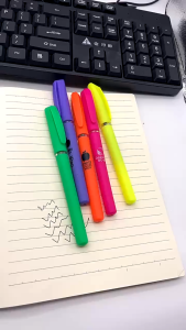 12Pcs/Box0.5mm Black Gel Pen Apple pen School Office Supplie