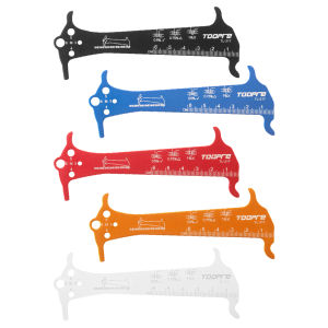 Bike Chain Wear Indicator Aluminum Alloy Bicycle Chain Wear Checker Indicator Repair Tool for Road Mountain Bikes