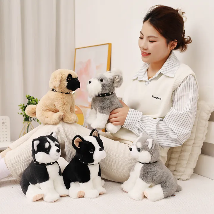 23cm%20Simulation%20Dog%20Plush%20Doll%20Cute%20Mini%20Schnauzer%20Bulldog%20Husky%20Shar-pei%20Animal%20Stuffed%20Toy%20Home%20Decor%20Gift%20For%20Boys%20And%20Girls%20-%20Image%204
