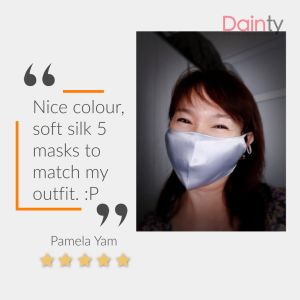 Mulberry Silk Face Mask - Premium Black Pink Soft Breathable Reusable Washable for Women Men Wedding Fashion | Dainty
