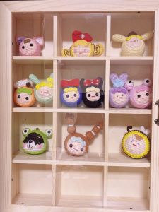 Hộp Đựng Đồ Nhiều Ngăn Bằng Gỗ Zakka Bó Quấn Đồ Chơi Mô Hình Trưng Bày Hộp Đựng Đồ Dùng Trong Nhà Bóng Ma Túi Đồ Chơi