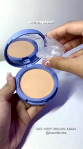 SACE LADY Long-Lasting Waterproof Setting Pressed Powder | Oil-Control & Matte Finish Conceals Blemishes Creates Flawless Skin Pore-Minimizing Effect Waterproof & Sweatproof No Caking