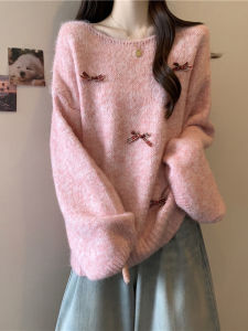 Elegant French Style Winter Knitted Sweater