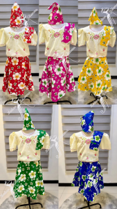 LINGGO NG WIKA PATADYONG KIMONA - SKIRT - SCARF - PANYO KIDS COSTUME