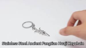 Anime Death Note Keychain Misa Amanes Halberd Earrings Necklace Bag Charm Fan Cosplay Props Gift Pendant
