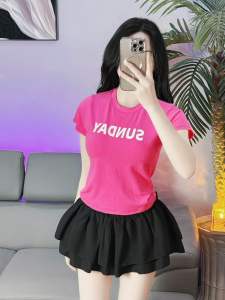 ÁO THUN NỮ cổ tròn tay ngắn in hình ảnh chụp