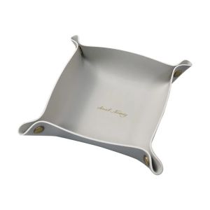 Nordic Luxury Multi-Functional PU Leather Squared Cosmetic Holder Jewelry Organizer Key Holder Cutlery Tray Storage Box