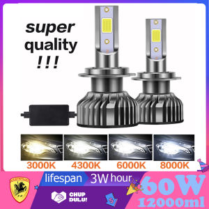 2pcs Car Headlight 12000LM Car LED Headlight H4 H1 H3 H7 H8 H9 H11 Fog Light H16 9005 HB3 9006 HB4 3000K 4300K 6000K 8000K 15000K