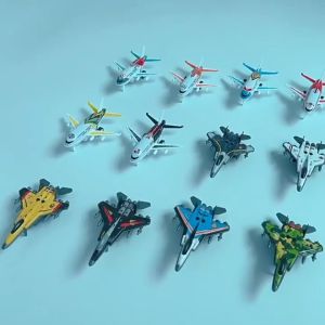 Đồ chơi mô hình máy bay quân sự máy bay thương mại mini chạy cót cho bé kéo lùi lại phía sau là chạy