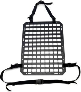 Car Seat Back Tactical Molle Panel Multifunctional Adjustable Seat Mesh Storage Organizer Tactical Vehicle Storage Hanging Plate