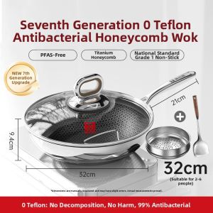 KBH | True Titanium Honeycomb Non-stick Frying Pan