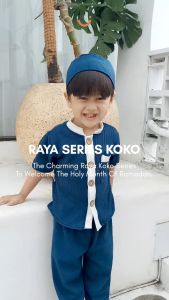 Mioubaby Raya Series Koko Free Peci / koko bayi / jumper bayi / jumpsuit bayi / hadiah lahiran /
