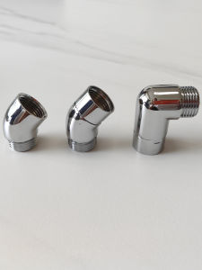 Top Shower Head Shower Head 45 Degree Corner Copper Elbow Loose Joint Rotate Hand-Held Shower Nozzle 4 Points Bend Joint