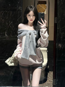 CHANGTONG | Unique Stylish Petite Off-Shoulder Top & Shorts Set Spring