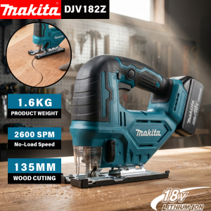 Makita | Makita DJV182Z 18V Brushless Jigsaw 3 Orbital Settings 3500SPM Variable Speed Curve Saw For Wood Metal