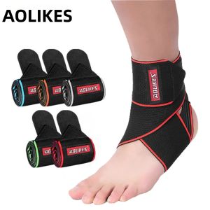 AOLIKES Băng Quấn Mắt Cá Chân Có Thể Điều Chỉnh Hỗ Trợ Nén Dành Cho Nam & Nữ Thoải Mái Dễ Đeo Chất Liệu Nylon Dùng Cho Thể Thao Và Tập Luyện Thể Dục.