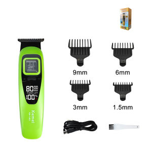 Kemei | Kemei KM-1960 Professional Hair Clipper for Men External Rotor Brushless Motor 8000RPM DLC Blade Cordless Mens Barber Machine