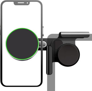 TEEQ Car Phone Holder For Tesla Model 3 Y Highland Mount Adjustable Magnetic Phone Holder Car Screen Side Phone Support Frame