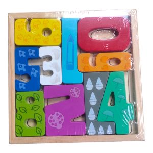 Mainan Anak Puzzle Hewan Binatang Dinosaurus Angka DIY Bongkar Pasang Mainan Edukasi Motorik