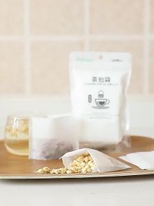 100 Pcs Tea Filter Bags Disposable Empty Tea Bags Drawstring Tea Bags for Loose Leaf Tea Spice Bags for Cooking