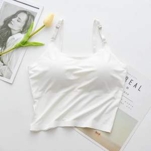 Áo ngực nữ 2 dây chất su mềm mịn cho học sinh sinh viên áo bra thấm hút mồ hôi không gọng thoải mái