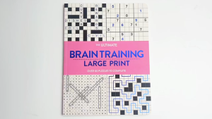 Ultimate Brain Training Large Prints Activity Book (80+ Puzzles)