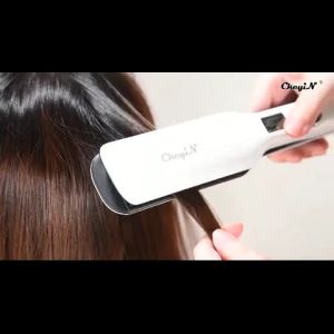 Catokan Rambut CkeyiN Dengan Layar LCD Pengunci Cerdas PTC Catokan / Pengeriting Rambut HS299W
