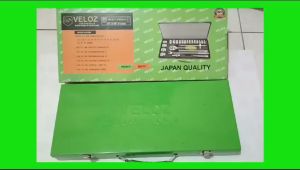 Veloz Premium Kunci Sok Set 25pcs 1/2 Inch 6PT Shock Socket Chrome Vanadium Steel