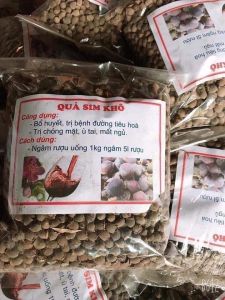 1kg Quả Sim rừng Tây Bắc khô đồ ngâm rư.ợu chuẩn loại 1
