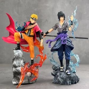 Bandai | HOT New 2026 Naruto Anime Figure Uzumaki Pain Naruto Uchiha Sasuke Action Model Pvc Statue Desktop Ornament Collection Toy Gift