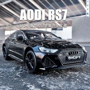 Mô Hình Xe Ô Tô Bằng Hợp Kim Audi RS7 Tỷ Lệ 1:24 Bộ Sưu Tập Âm Thanh Xe Hơi Đúc Khuôn Quà Tặng Sinh Nhật Cho Trẻ Em Đồ Chơi Bé Trai Bằng Kim Loại