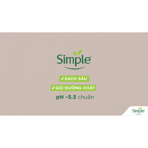 Combo Simple Tẩy trang Micellar 200ml + Sữa rửa mặt 150ml + Nước hoa hồng Toner 200ml cho da ẩm mịn đàn hồi [CHÍNH HÃNG ĐỘC QUYỀN]