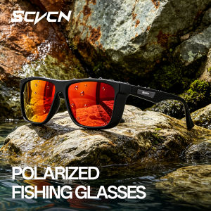 SCVCN Polarized Fishing Sunglasses Men Outdoor Water Sport Glasses Cycling Bike UV400 Women Sea Riverbank Fishing Beach Goggles