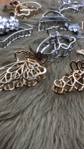 Fashion Metal Butterfly Hair Clip Tassel Design Vintage Hairpin