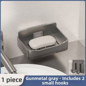 YUJIANG | Wall-mounted Double Layer Soap Box No Drilling