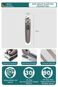 IMLUCKY | Anti-splash Large High-end Nail Clippers