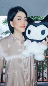 Đầm ngủ sơ mi lụa cao cấp WANNABE DNS44 váy ngủ kiểu dáng pijama rộng rãi thoải mái tay dài viền gân nổi có túi tiện lợi
