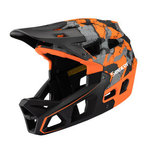 UMUSEEKER Bicycle Cross-Country Full-Face Helmet One-Piece Impact-Resistant Adult Mountain Biking Downhill Safety Protective He