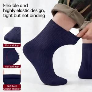 5 Pairs Labor Protection Socks Winter Durable Mens Socks Mens Construction Site Work Socks Sturdy and Durable Sports Socks