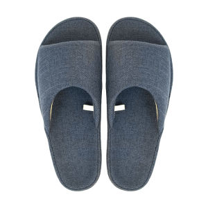 Dép Đi Trong Nhà Bằng Vải Lanh Cotton Phong Cách Nhật Bản Mùa Hè Chống Trượt EVA Đế Mềm Thoải Mái Cho Nam Và Nữ