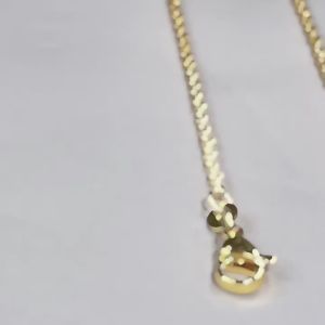 18K Emas Warna Rantai Berpintal Rantai Tali Hip-Hop Trend ins Borong Kalung Jualan Hebat