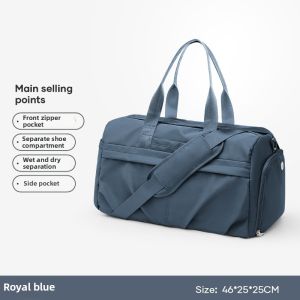Dry Wet Separation Sports Bag Large Capacity Crossbody