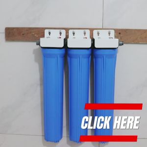 Water Filtration System 3 Stages 20" Slim Type City Water Standard Set Up Complete Set of 1 Sediment Filters and 1 Carbon Block 1 Disposable Granulated Carbon Different Variation
