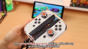 Hộp cứng trong suốt bảo vệ Joy-con IINE đóng mở bằng nam châm từ tính cho Nintendo Switch OLED / Switch 1