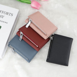 Royal Bagger Genuine Leather Short Wallets with RFID Blocking Foldable Solid Color Coin Purse Trifold Multi Card Holder 1905