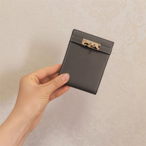 High-End Leather Card Holder Multi-Slot Driver License Car Insurance Two-In-One Ladies Wallet Popular Internet Model Youth
