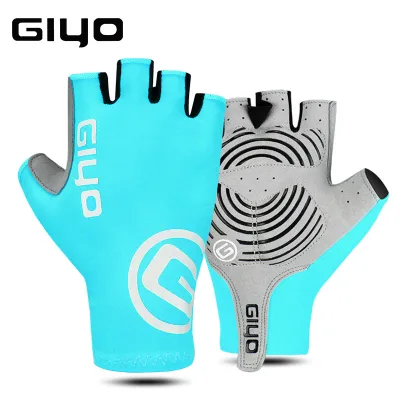 GIYO|ถุงมือปั่นจักรยานแบบครึ่งนิ้ว ใช้งานหน้าจอสัมผัสได้ ใส่ได้ทั้งฤดูใบไม้ผลิ ฤดูใบไม้ร่วง และฤดูหนาว